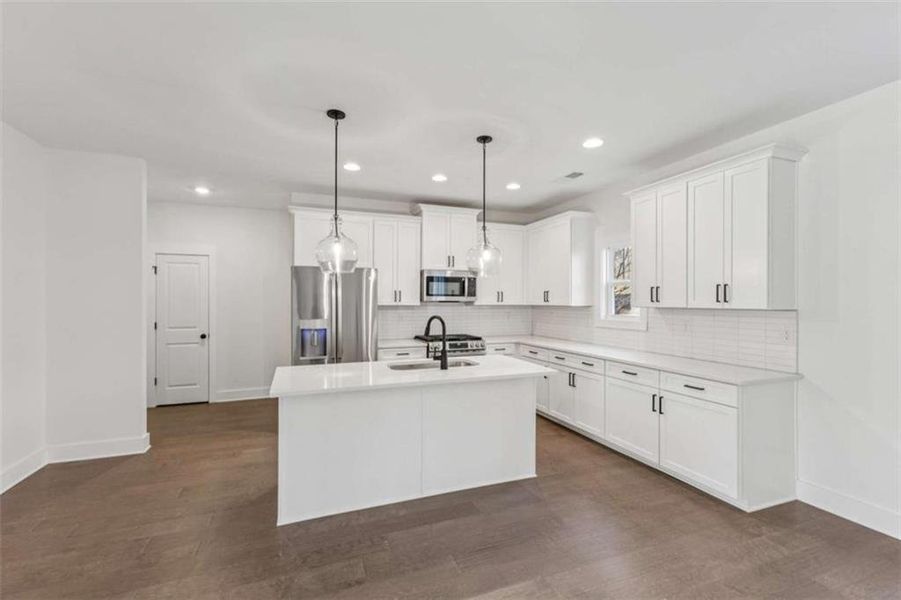 Furnished interior view inside a new home in , Decatur (Image 8). Furnished interior view inside a new home in , Decatur (Image 8).