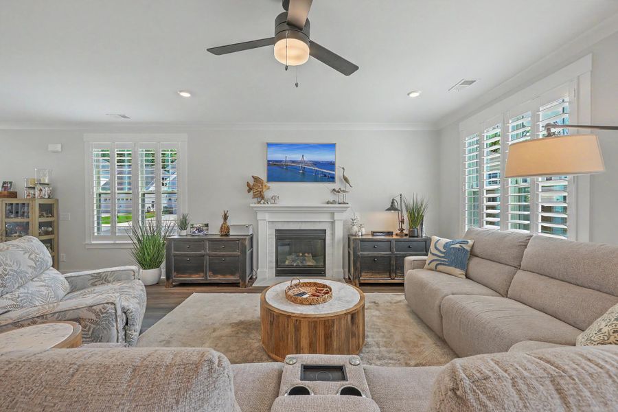 Furnished interior view inside a new home in , Johns Island (Image 40).