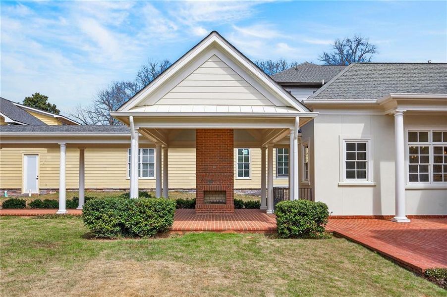 Exterior details and patio area of a home in , Smyrna (Image 33).