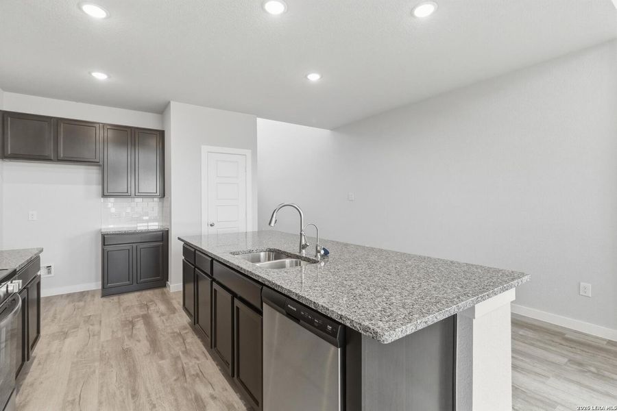 Furnished interior view inside a new home in Red Hawk Landing, San Antonio (Image 10).