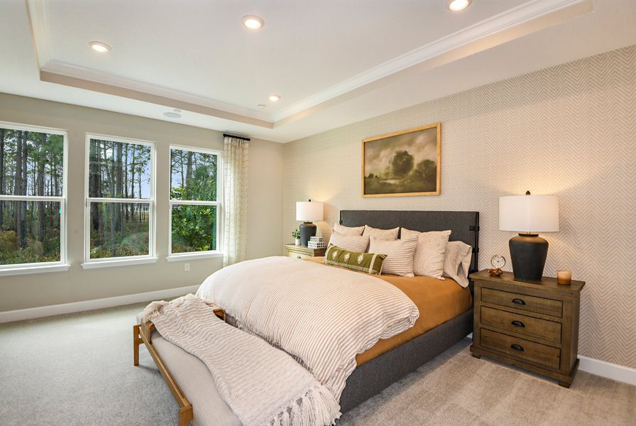Furnished interior view inside a new home in Colbert Landings, Palm Coast (Image 14).