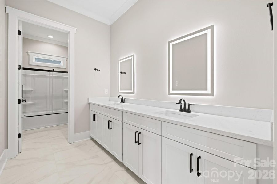 Furnished interior view inside a new home in , Clover (Image 17). Furnished interior view inside a new home in , Clover (Image 17).