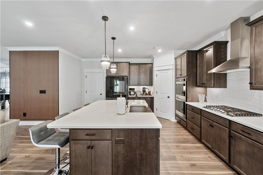 Furnished interior view inside a new home in Springside Reserve, Powder Springs (Image 18). Furnished interior view inside a new home in Springside Reserve, Powder Springs (Image 18).