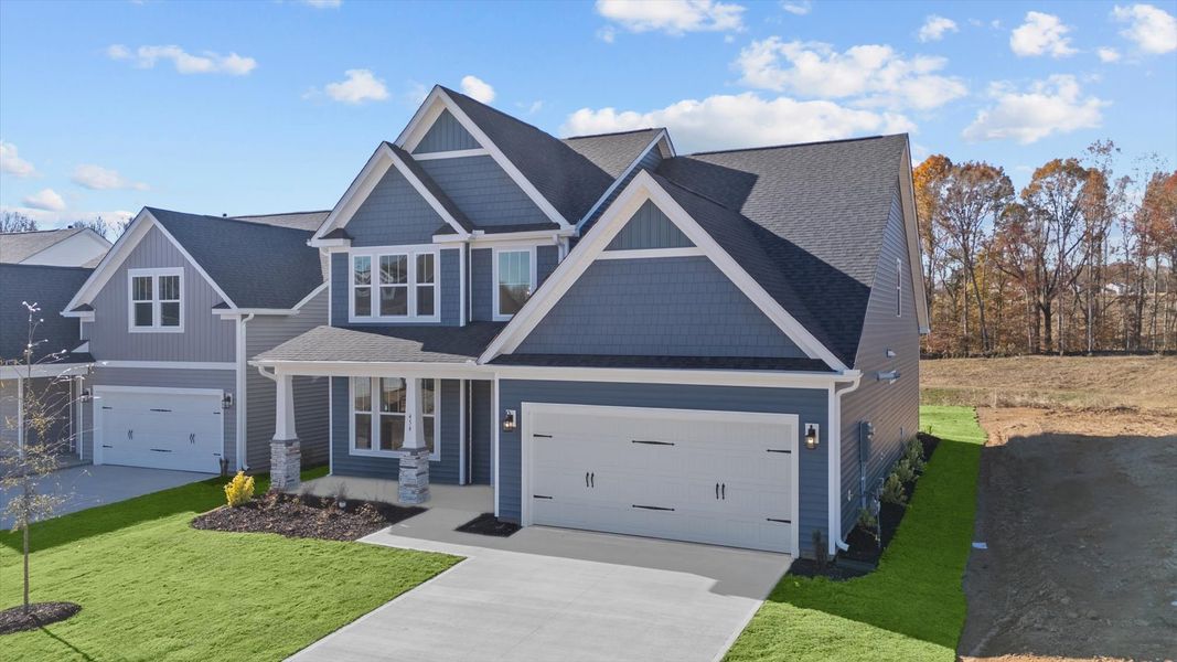 Top-notch exterior finishes in a select, well-established Woodruff community