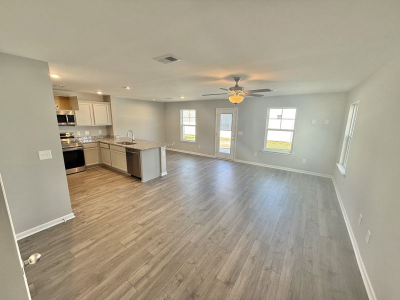 Spacious, unfurnished interior of a new home in Stonehenge, Manchester (Image 3).