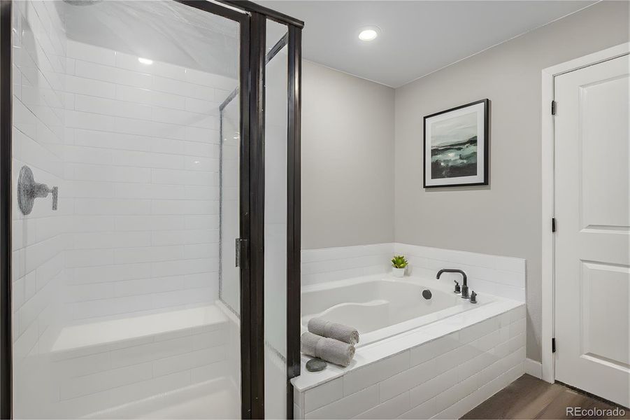 Furnished interior view inside a new home in Second Creek Farm, Commerce City (Image 13).