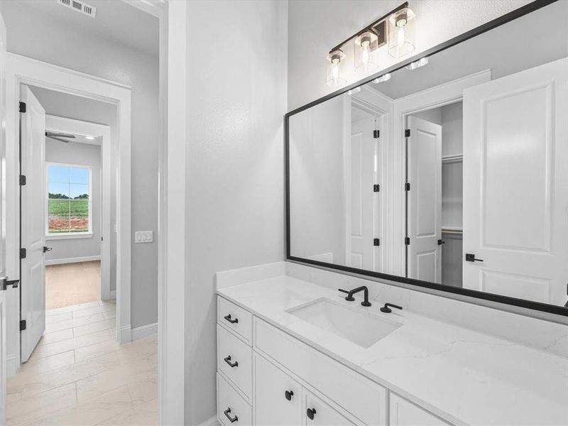 Furnished interior view inside a new home in , Alvord (Image 7).