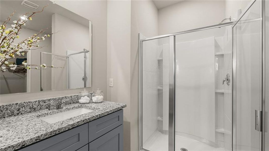 Furnished interior view inside a new home in Jackson Landing, Jefferson (Image 29).