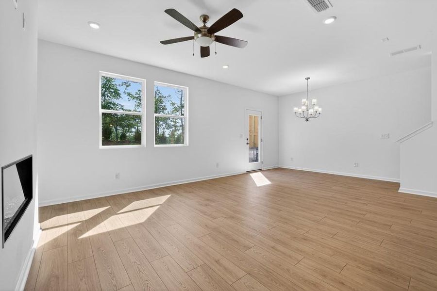 Spacious, unfurnished interior of a new home in Weatherfield, Buford (Image 17).