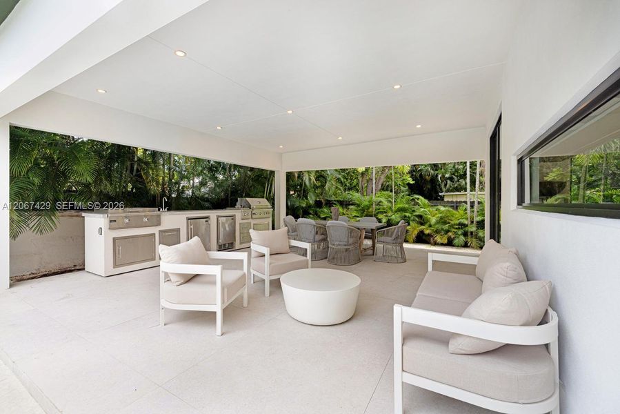Exterior details and patio area of a home in , Biscayne Park (Image 30). Exterior details and patio area of a home in , Biscayne Park (Image 30).