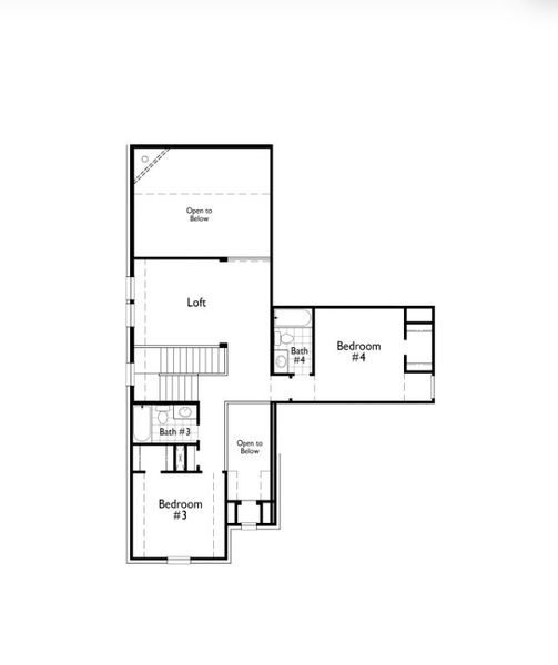 2D floor plan layout for the Redford Plan by Highland Homes in Tavolo Park, Fort Worth, TX (Image 25). 2D floor plan layout for the Redford Plan by Highland Homes in Tavolo Park, Fort Worth, TX (Image 25).
