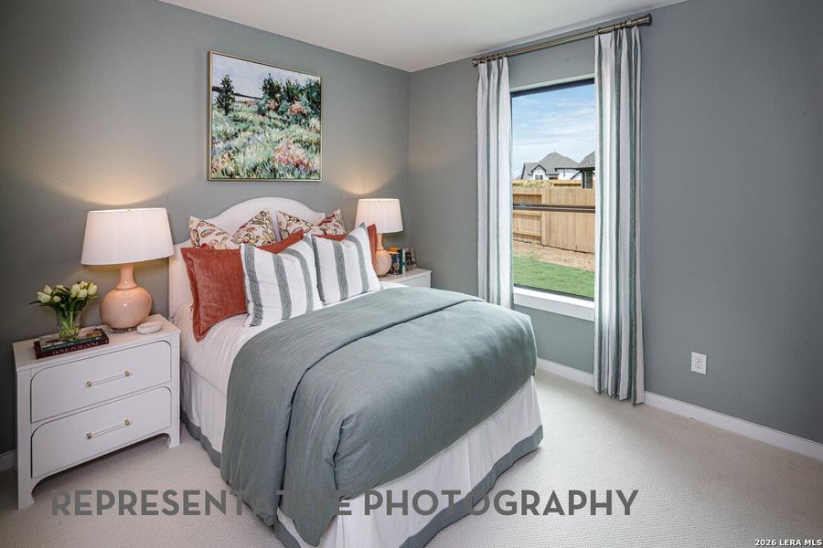 Furnished interior view inside a new home in Sunflower Ridge, New Braunfels (Image 35).
