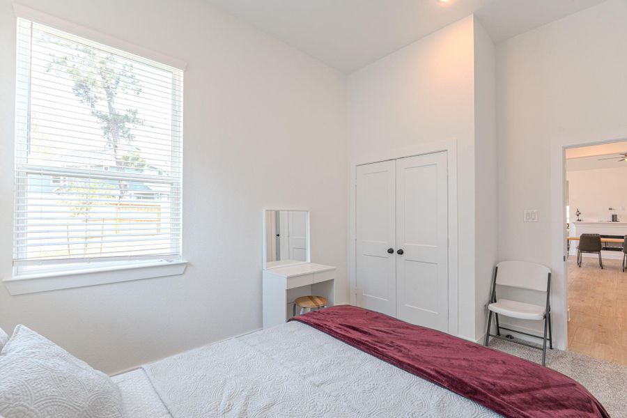 Furnished interior view inside a new home in The Woodlands Hills, Willis (Image 27).