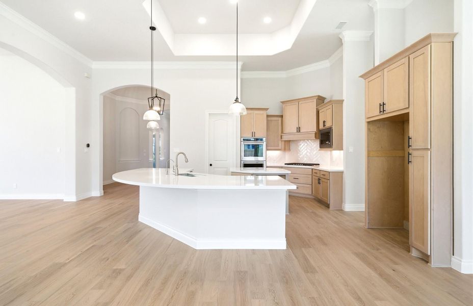 Furnished interior view inside a new home in Artavia 70′, Conroe (Image 13).