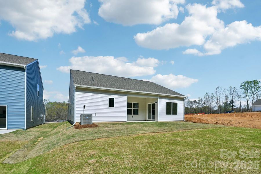 Exterior details and patio area of a home in Willow Estates, Shelby (Image 20).