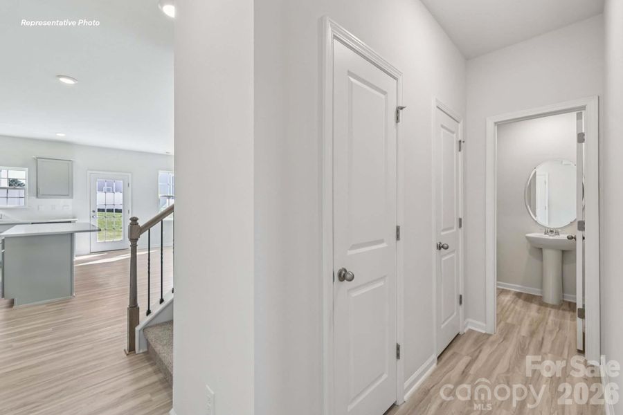 Furnished interior view inside a new home in The Falls at Newton, Newton (Image 5).