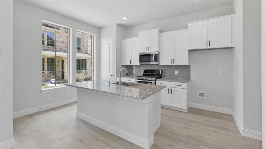 Furnished interior view inside a new home in The Avenue, Allen (Image 8).