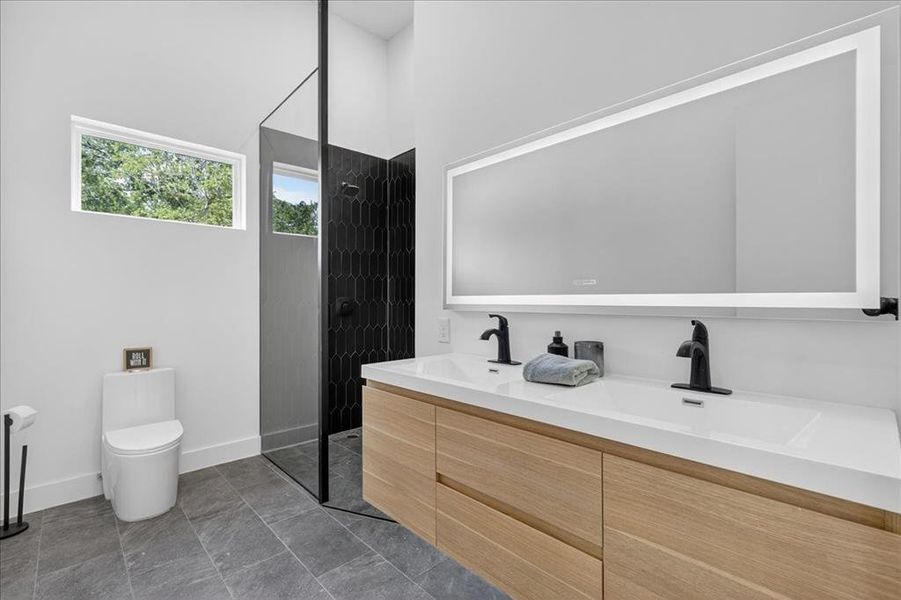 Downstairs Full Bathroom One