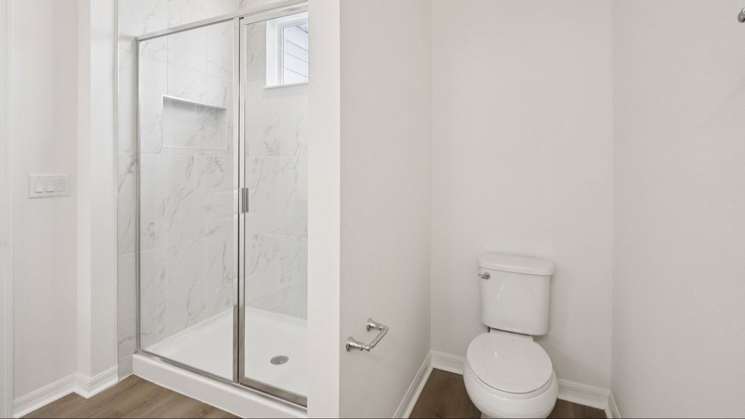 Furnished interior view inside a new home in Isla Mirada, San Antonio (Image 33).