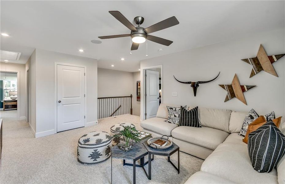 Furnished interior view inside a new home in Rose Creek, Cumming (Image 26).