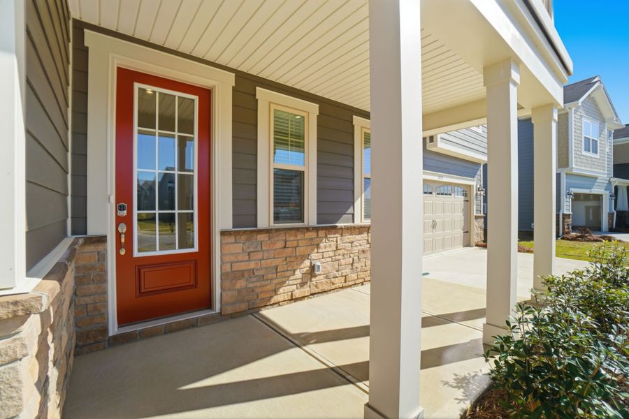 Exterior details and patio area of a home in Waxhaw Landing, Monroe (Image 3).