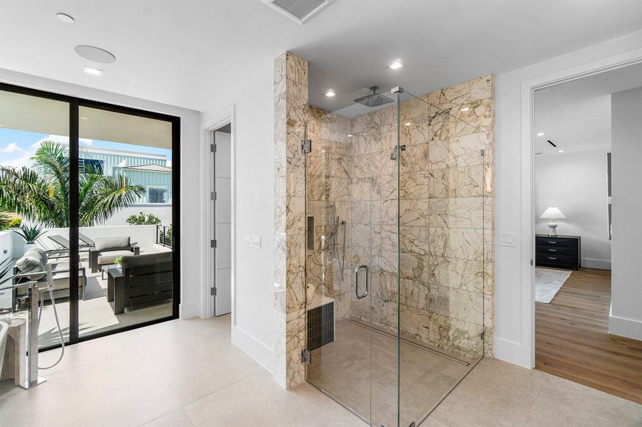 Furnished interior view inside a new home in , Delray Beach (Image 32).