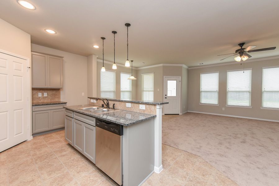 Representative furnished interior of a home built from the Floor Plan 2201 by Colina Homes in Grand Magnolia, Magnolia (Image 5).
