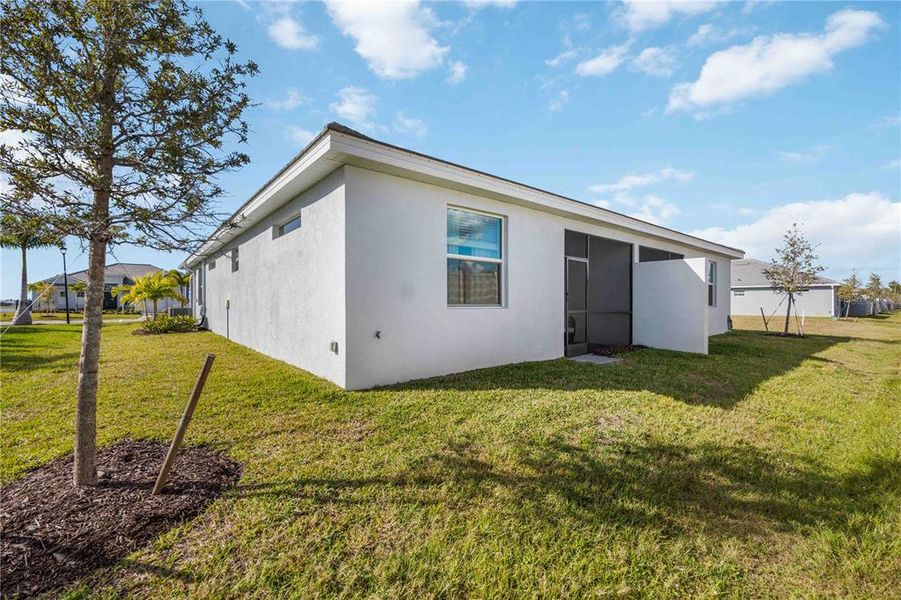 Exterior details and patio area of a home in , Englewood (Image 25).