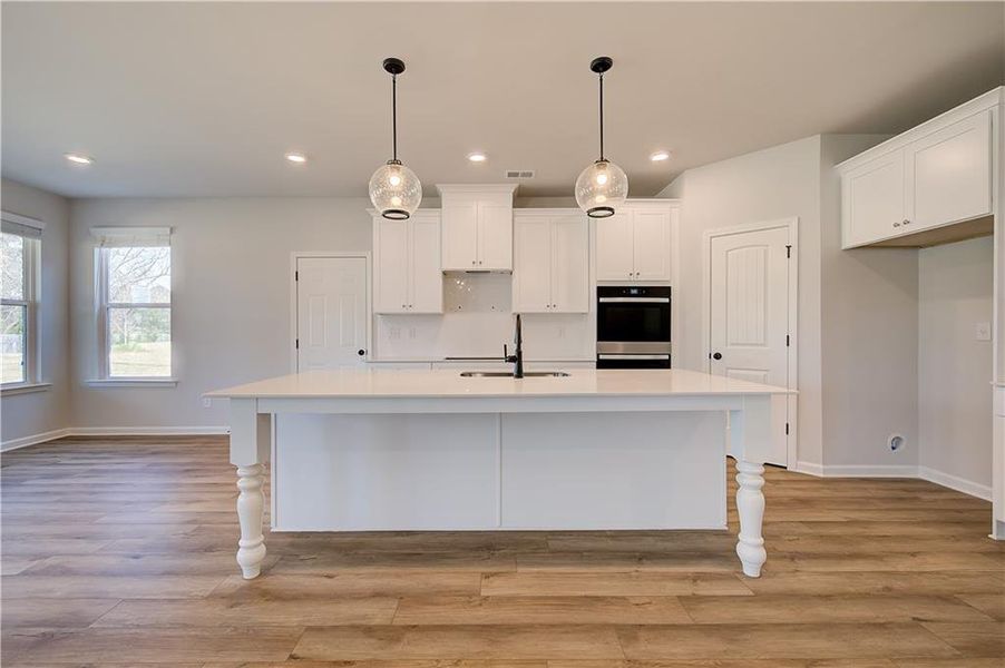 Furnished interior view inside a new home in Cambria at Traditions, Hampton (Image 9). Furnished interior view inside a new home in Cambria at Traditions, Hampton (Image 9).