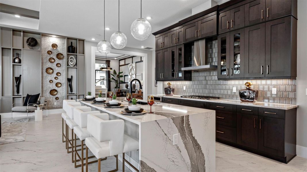 Furnished interior view inside a new home in Cresswind Palm Beach at Westlake, Westlake (Image 19).