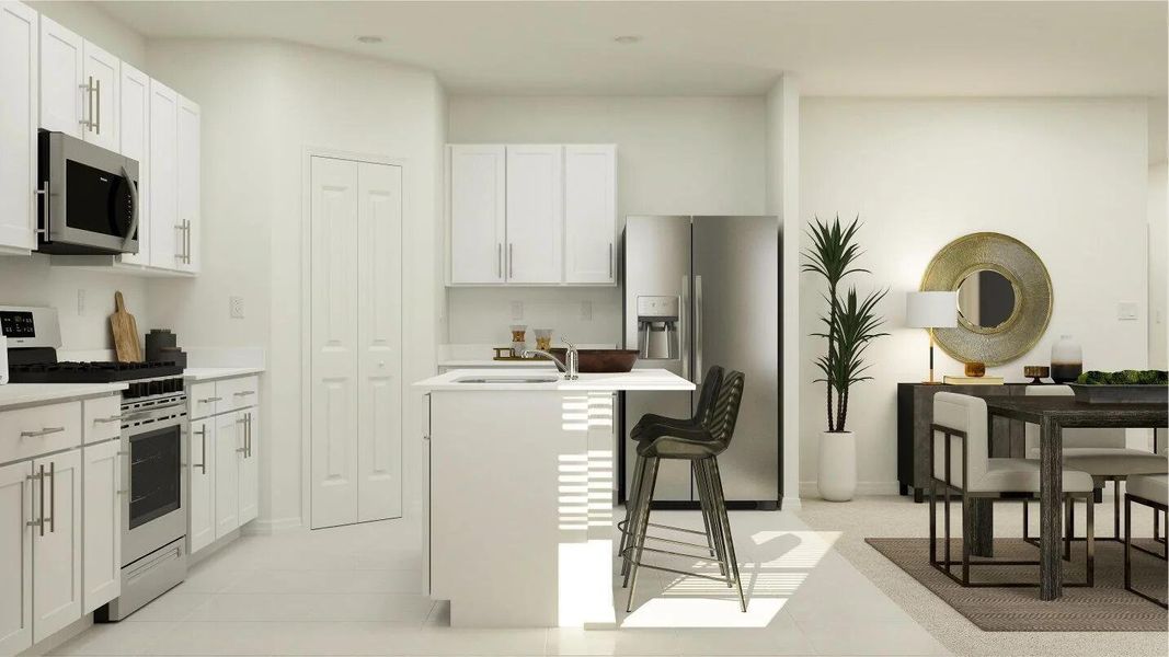 Furnished interior view inside a new home in Brystol at Wylder: The Oaks Collection, Port St. Lucie (Image 4).