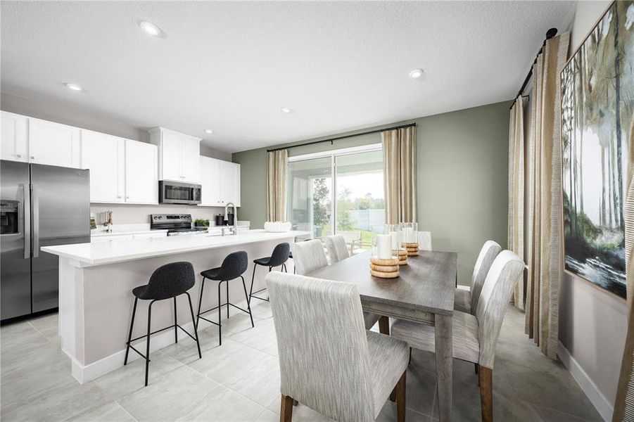 Furnished interior view inside a new home in , San Antonio (Image 9).