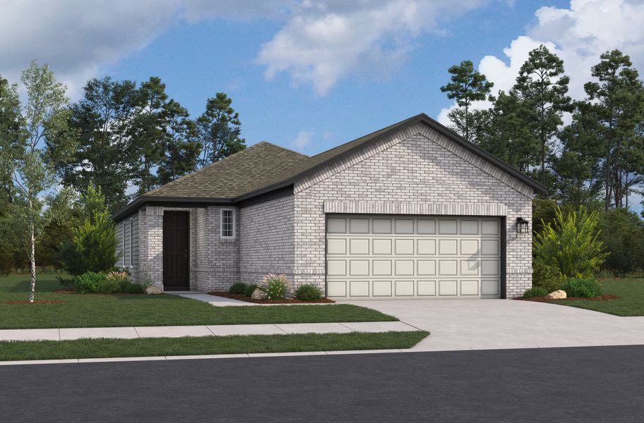 Representative exterior photo of a completed home built from the Travis by Beazer Homes in Veranda: Classic, San Antonio, TX (Image 2).