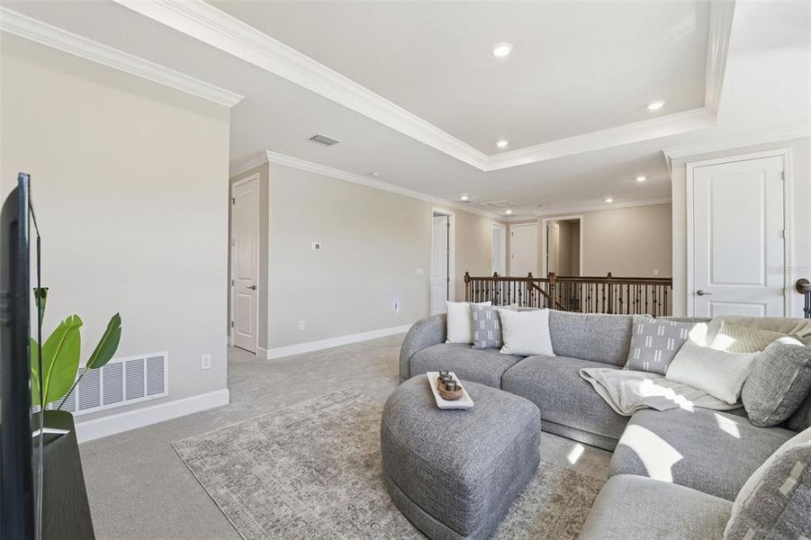 Furnished interior view inside a new home in , Wesley Chapel (Image 18). Furnished interior view inside a new home in , Wesley Chapel (Image 18).