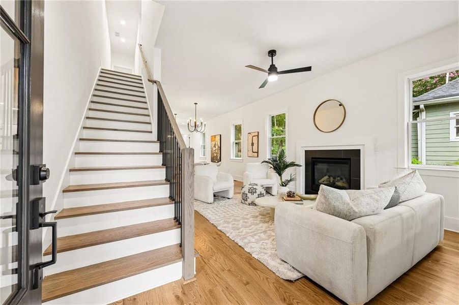 Furnished interior view inside a new home in , Decatur (Image 19).