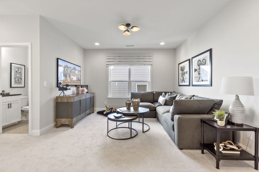Representative furnished interior of a home built from the Somerset by Taylor Morrison in River Falls, Tega Cay (Image 29).