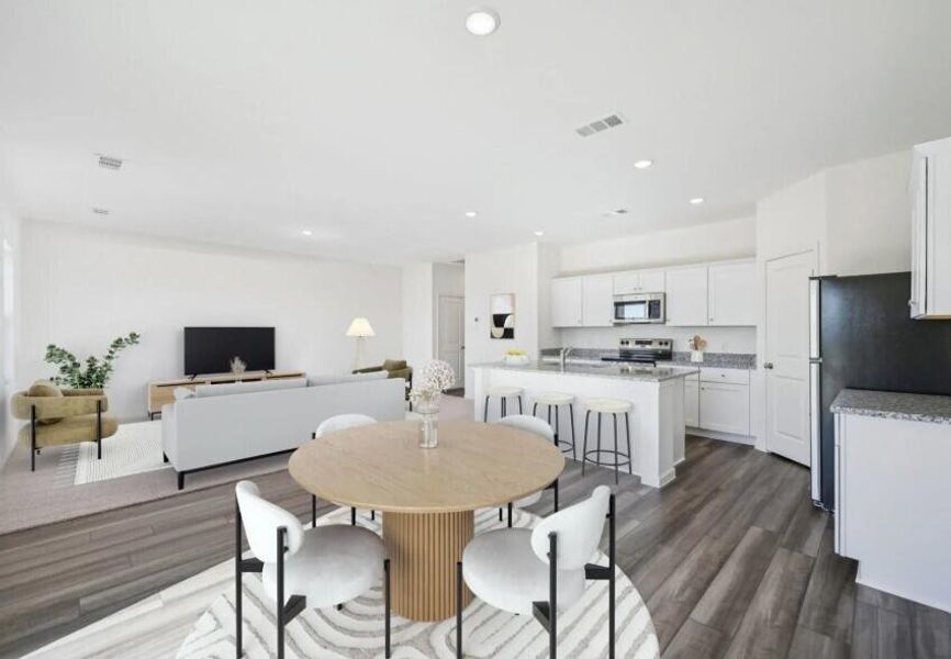 Furnished interior view inside a new home in Watson Hill, Summerville (Image 7).
