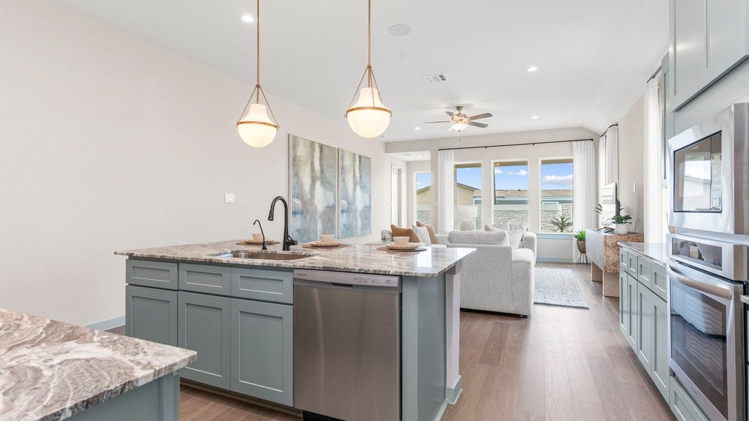 Furnished interior view inside a new home in Westland Ranch 50' Homesites, League City (Image 4).