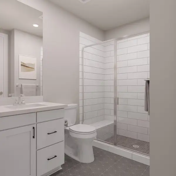 Furnished interior view inside a new home in Trillium, Richmond (Image 16).