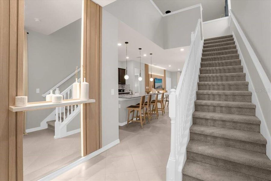 Furnished interior view inside a new home in , Clermont (Image 27).