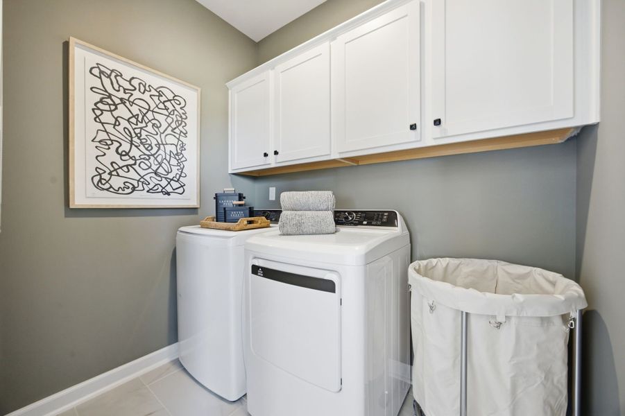 Representative furnished interior of a home built from the The Burke C by Davidson Homes LLC in Forestville Yard, Knightdale (Image 26).