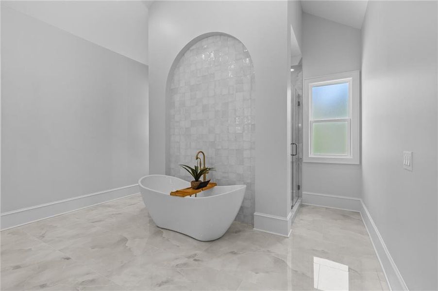 Furnished interior view inside a new home in , Dacula (Image 19).