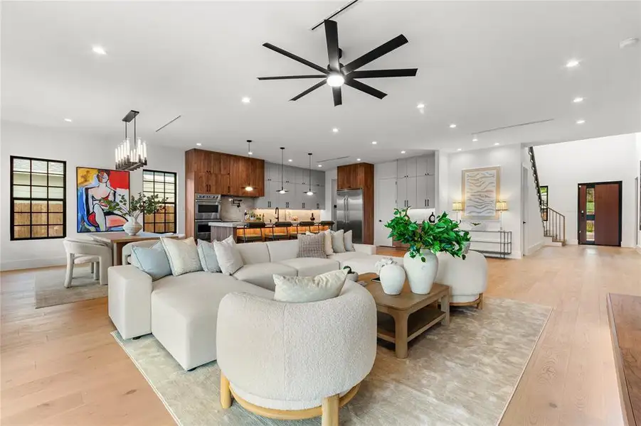 Furnished interior view inside a new home in , Fort Worth (Image 9).