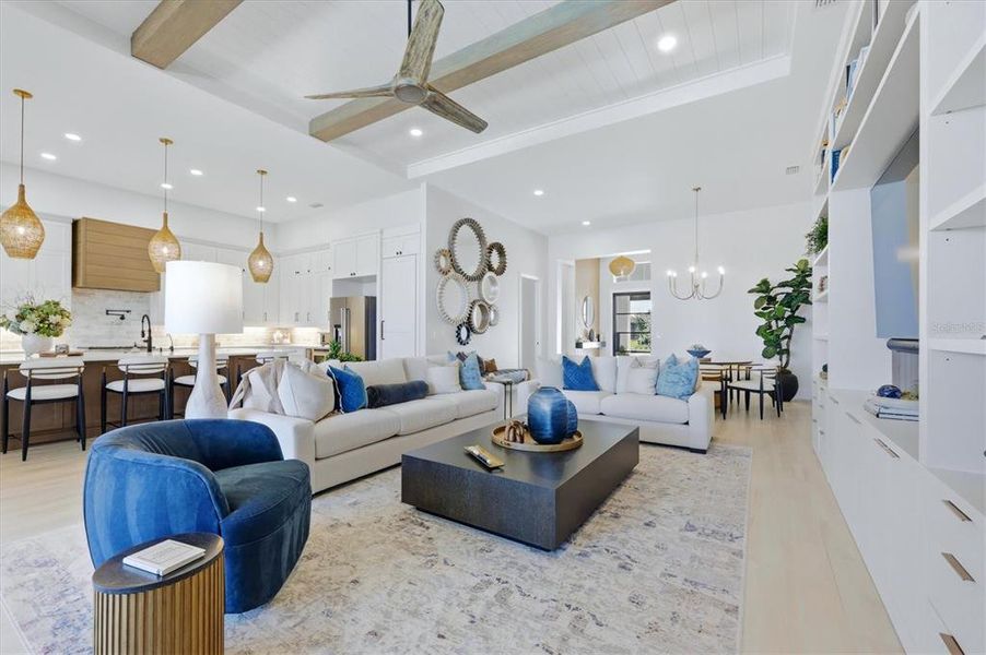 Furnished interior view inside a new home in , Sarasota (Image 6).