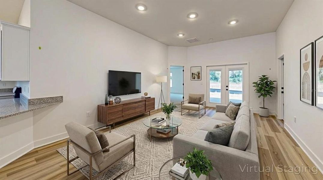 Furnished interior view inside a new home in , Alachua (Image 8).