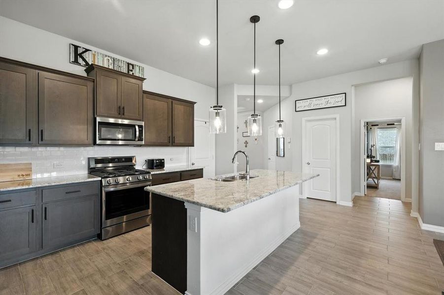 Furnished interior view inside a new home in , Royse City (Image 23).