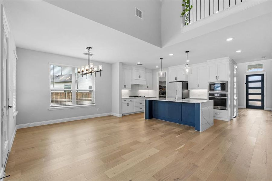 Furnished interior view inside a new home in Lexington Frisco, Frisco (Image 4).
