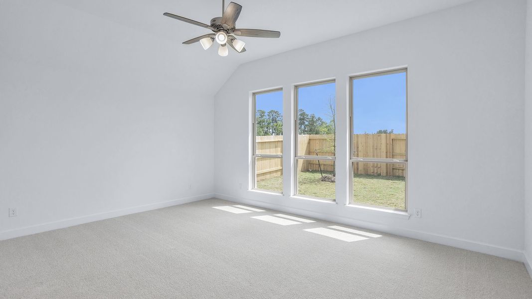 Representative unfurnished interior of a home built from the 2504W by Perry Homes in La Cima, San Marcos (Image 20).