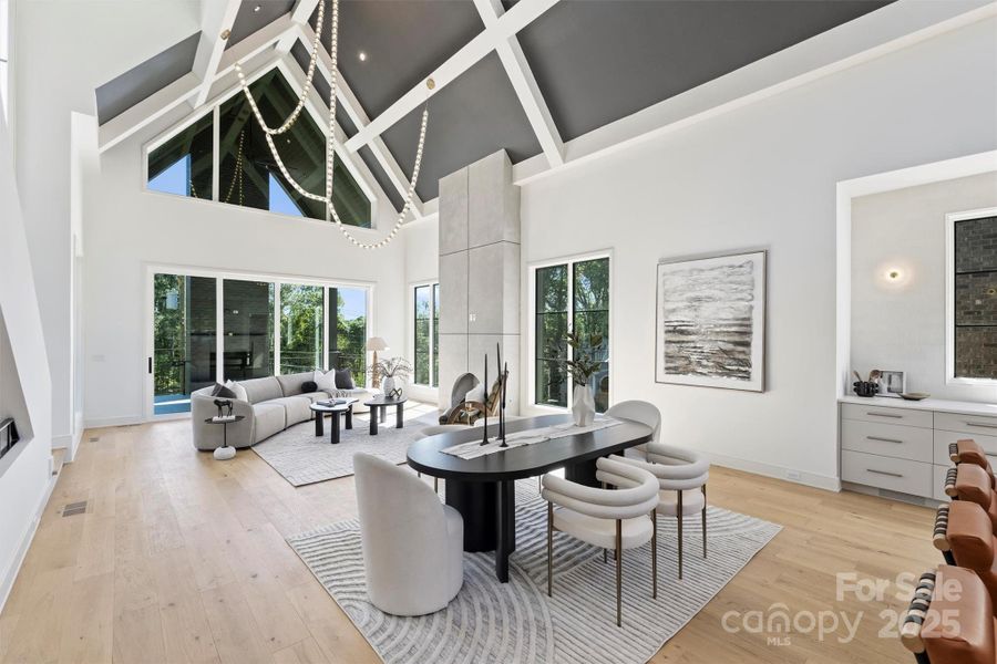 Furnished interior view inside a new home in , Charlotte (Image 16).