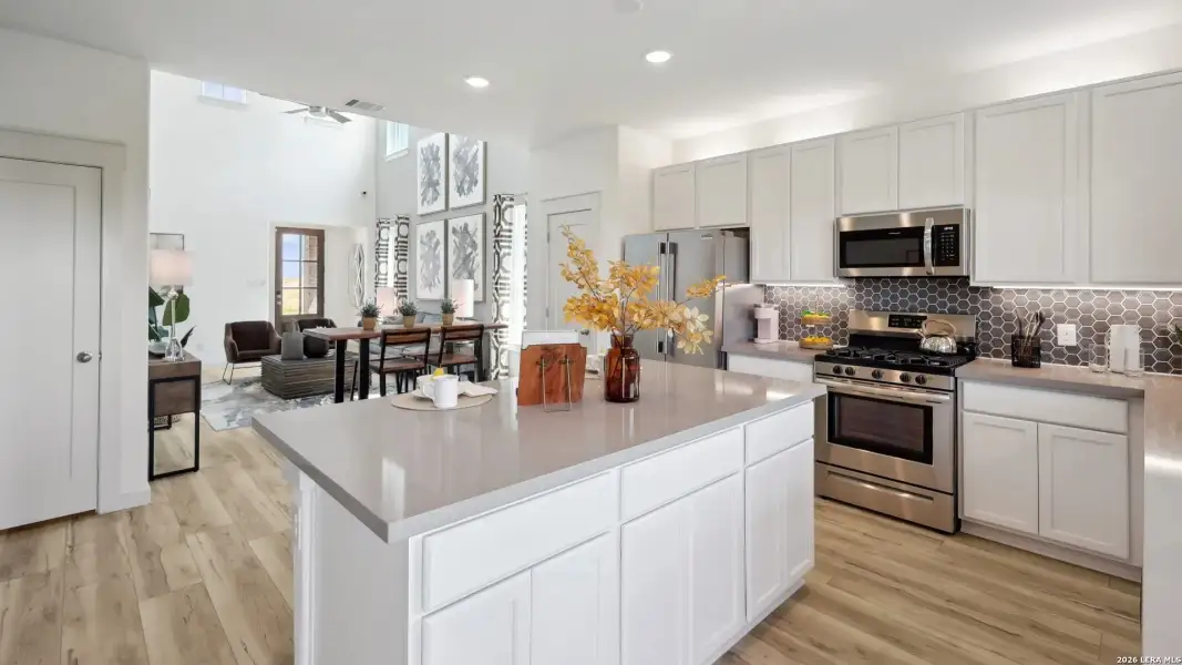 Furnished interior view inside a new home in Prominence Journey, San Antonio (Image 4).